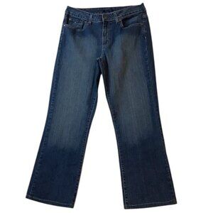 Tommy Hilfiger Jeans Bootcut Stretch Mid-Rise Women's 8 Blue Denim